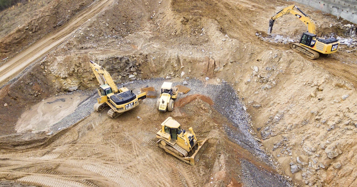 Close-up of raw concrete surface texture showing substrate profile